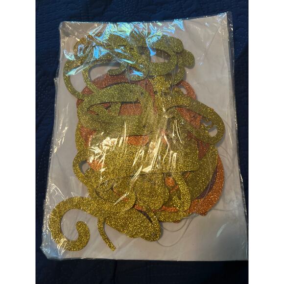 NIP Baby Shower Decorations 'Cutest Pumpkin in the Patch' Banner Picks - Picture 3 of 3